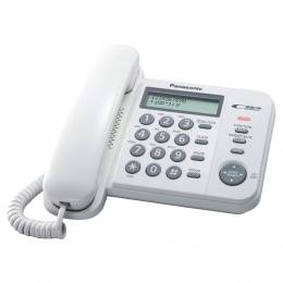 Ενσύρματο Τηλέφωνο Panasonic KX-TS560EX2W Λευκό