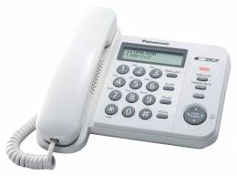 Ενσύρματο Τηλέφωνο Panasonic KX-TS560EX2W Λευκό