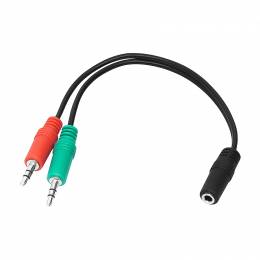 Αντάπτορας Μικρόφωνο & Ακουστικά σε 3.5mm M/F