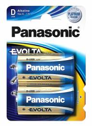 PANASONIC αλκαλικές D 1,5V EVOLTA 2τμχ