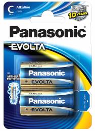 PANASONIC ΑΛΚΑΛΙΚΕΣ C 1,5V EVOLTA 2τμχ