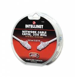 Καλώδιο UTP Cat5e 350MHz 1m γκρι Intellinet