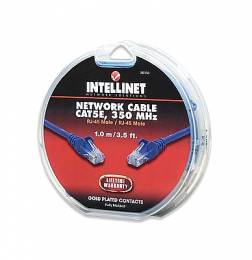 Καλώδιο UTP Cat5e 350MHz 1m μπλε Intellinet