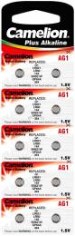 Camelion μπαταρίες αλκαλικές 1.5V AG1-LR60-G1-164-364 10τμχ