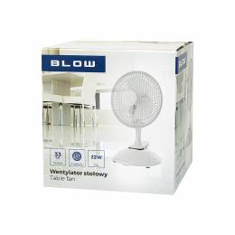 Ανεμιστήρας Επιτραπέζιος 6"/15cm 25W 2σε1 με κλιπ BLOW λευκός