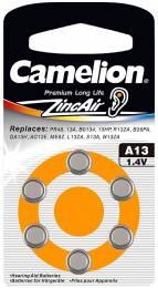 Camelion μπαταρίες Zinc Air A13 1.45V 6τμχ