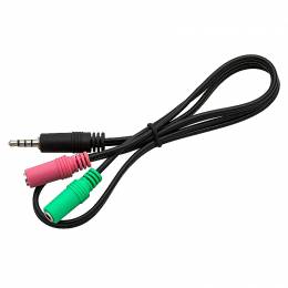 Διαχωριστής Μικρόφωνο & Ακουστικά  3.5mm M/F