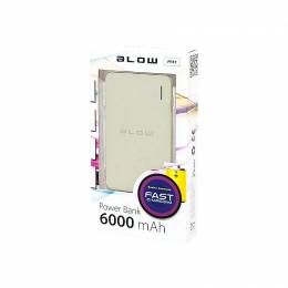 Powerbank 6000mAh 1xUSB PB12 Γκρί