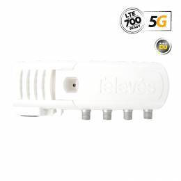 552220 ΕΝΙΣΧ. ΓΡΑΜΜΗΣ F 5G LTE 20dB 110dBuV V/U 3out (2+TV)