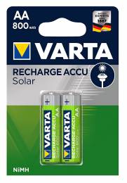 VARTA επαναφορτιζόμενη μπαταρία solar 56736, 800mAh, AA HR6 Mignon, 2τμχ