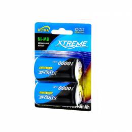 NiMH R20 (D) 10000mAh Επαναφορτιζόμενες Μπαταρίες
