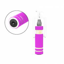 Selfie Stick 3.5mm Jack Ροζ