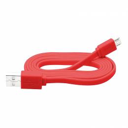 Καλώδιο USB A σε microUSB B 1m Κόκκινο