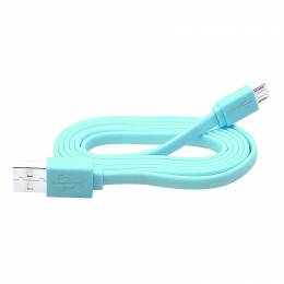 Καλώδιο USB A σε microUSB B 1m Γαλάζιο
