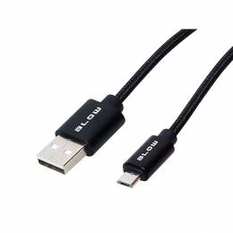 Καλώδιο USB A σε microUSB 1m Μαύρο