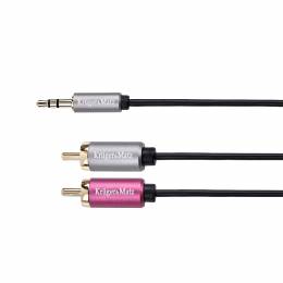 Καλώδιο 3.5mm - 2xRCA 1.8m Kruger&Matz