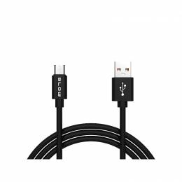 Καλώδιο USB - microUSB 1.5m Μαύρο