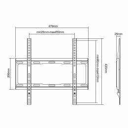 Βάση TV 32-55" 40Kg Cabletech