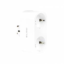 Smart πρίζα schuko WiFi διπλή BLOW