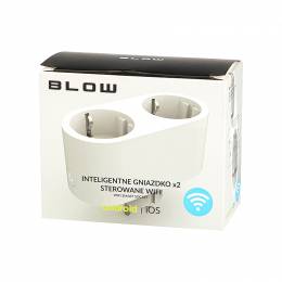 Smart πρίζα schuko WiFi διπλή BLOW
