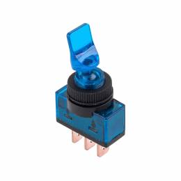 Διακόπτης ON-OFF με λαμπάκι 20A 12VDC Μπλε