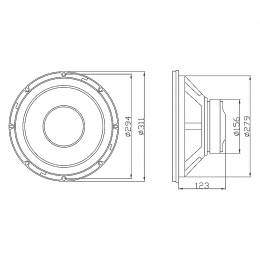 Woofer 12" 30cm 500W Blow