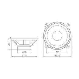 Woofer 5.25" Blow 130W