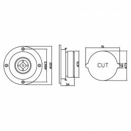 Tweeter Blow 4" 50W 80hm