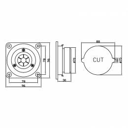 Tweeter Blow 4" 50W 80hm