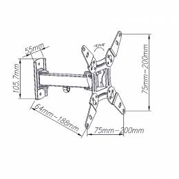 Βάση TV 13-42" 20kg BLOW