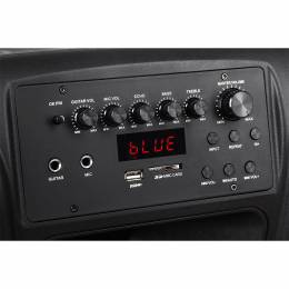 Ενεργό ηχείο 15" 120W (με 2 ασύρματα μικρόφωνα, SD, Bluetooth, USB) AZUSA