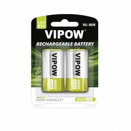 Μπαταρίες HR20 4000mAh 1,2V Ni-MH Vipow (2 τμχ)