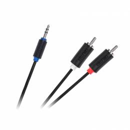 Καλώδιο Stereo 3.5mm - 2xRCA 5m Cabletech