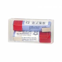 Μπαταρίες 18650 ιόντων λιθίου 2750mAh με λαμάκι (2 τμχ)