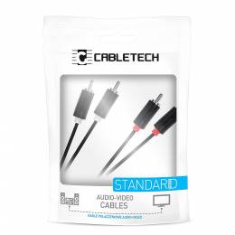 Καλώδιο 2xRCA - 2xRCA 3m Cabletech