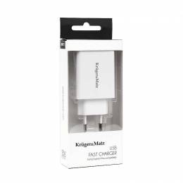 Φορτιστής Pump Express 2.0 με καλώδιο microUSB 1m Kruger&Matz