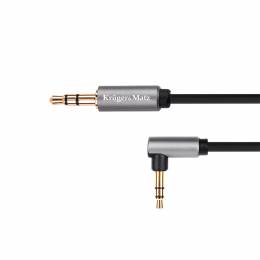 Καλώδιο 3.5mm - 3.5mm Γωνία Stereo 1m Kruger&Matz