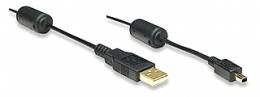 Manhattan καλώδιο USB A σε Mini-USB 4pin M/M 3m