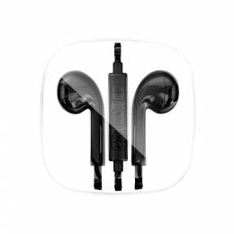 Ακουστικά stereo jack 3.5mm για Apple iphone & Android HR-ME25 μαύρα