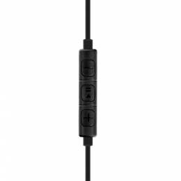 Ακουστικά stereo jack 3.5mm για Apple iphone & Android HR-ME25 μαύρα