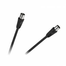 Καλώδιο Κεραίας TV 1.8m M/F Μαύρο
