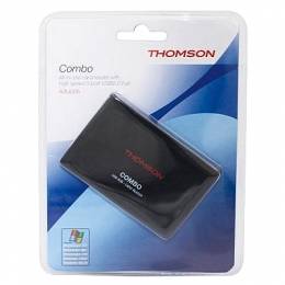 2-σε-1 USB hub και αναγνώστης καρτών μνήμης Thomson