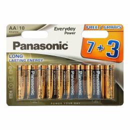 Panasonic μπαταρίες αλκαλικές AA EVERYDAY POWER 10τμχ