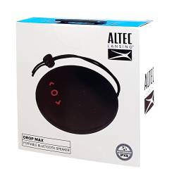 ALTEC LANSING φορητό ηχείο Drop Max 8W, Waterproof IPX5, 2200mAh, μαύρο