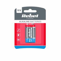 Αλκαλική μπαταρία 9V 6LR61 Rebel