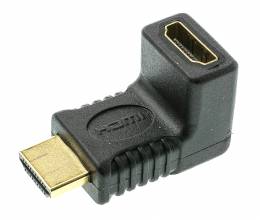 POWERTECH adapter HDMI 1.4V (F) σε HDMI 1.4V (M), γωνιακός 90°