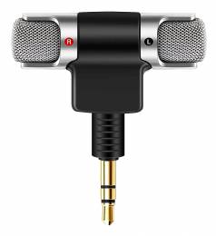 POWERTECH mini μικρόφωνο CAB-J041, stereo, 3.5mm