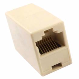 POWERTECH RJ 45 εξάρτημα UTP (μούφα), θηλυκό/θηλυκό, 8p8c, λευκό