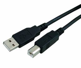 POWERTECH καλώδιο USB 2.0 σε USB Type Β, copper, 3m, μαύρο