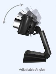 Web κάμερα CAM06, USB, Full HD, μικρόφωνο, Plug & Play, μαύρη